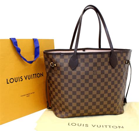 louis vuitton neverfull mm rose ballerine damier ebene|Louis Vuitton Damier Ebene geronimos.